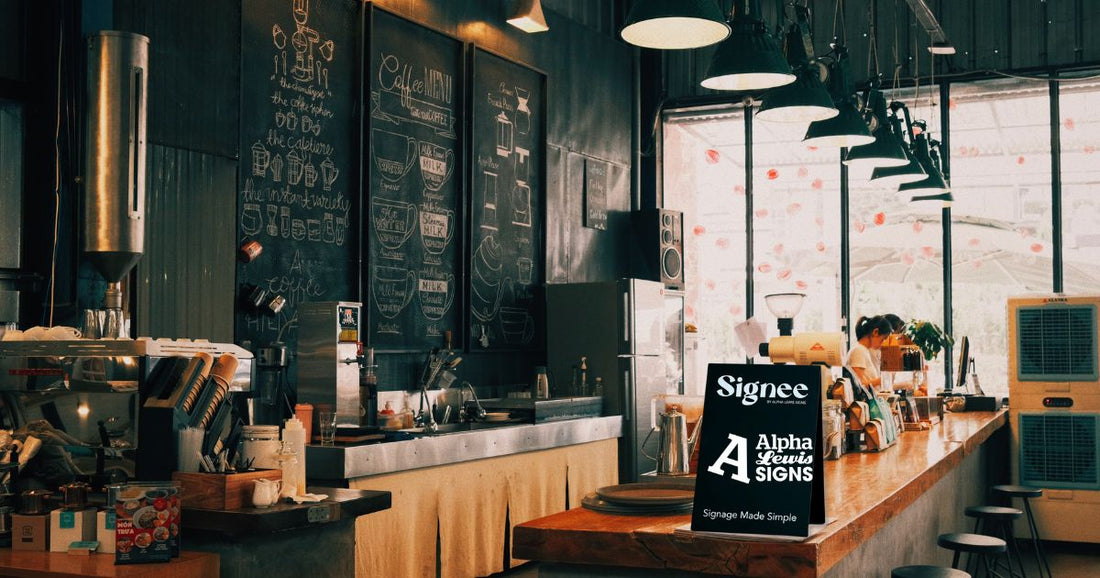 How Cafe Signs Can Boost Your Daily Specials Sales_a-frame sign, restaurant sign, coffee sign,
